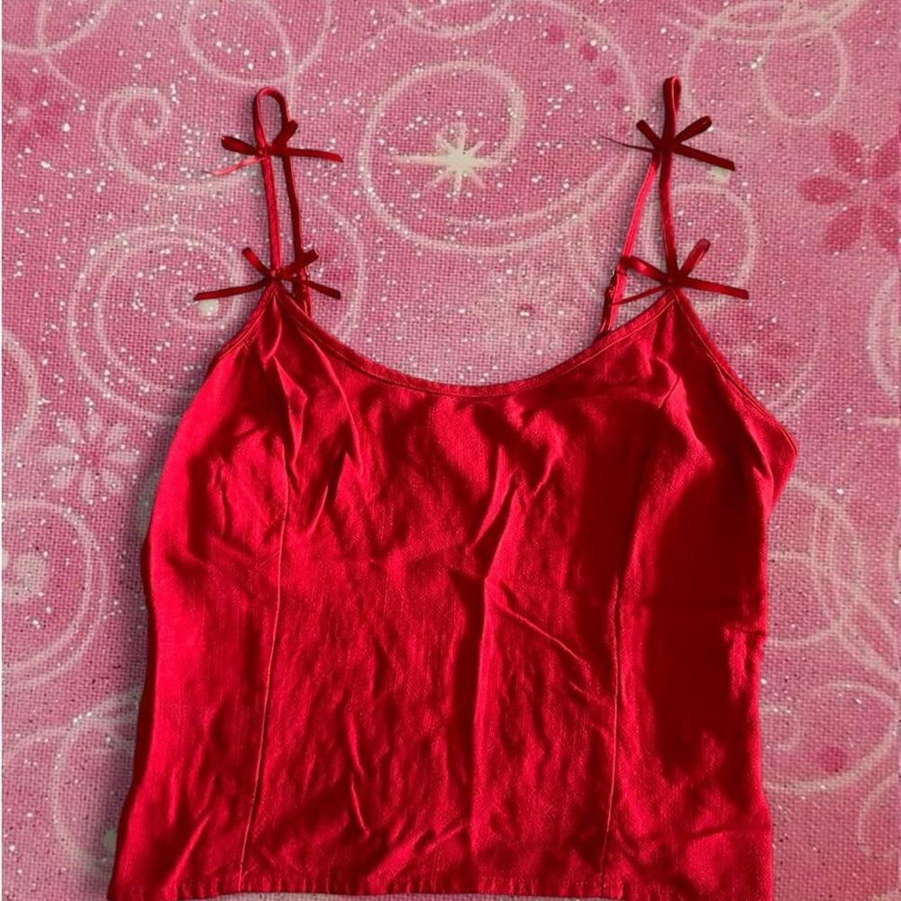 Sienna Sky Red Blouse with Bows